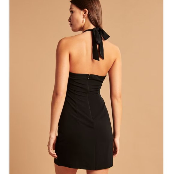 Abercrombie Black Halter Dress (NWT) - Picture 3 of 10